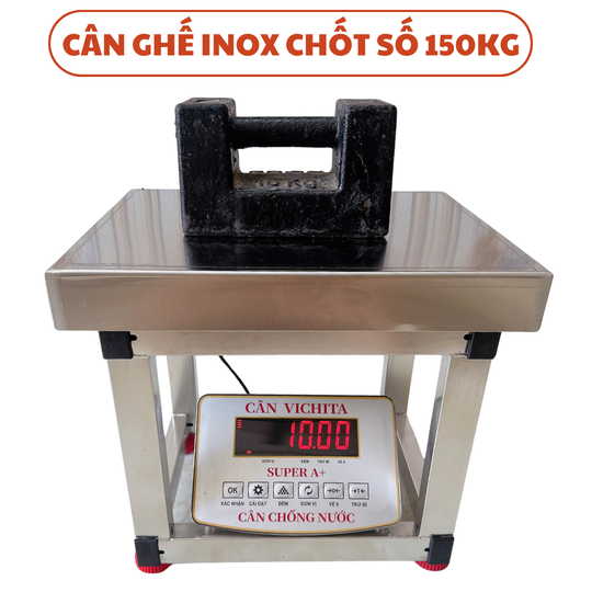 Cân Ghế Inox 150Kg VICHITA SUPER A+ Chống Nước