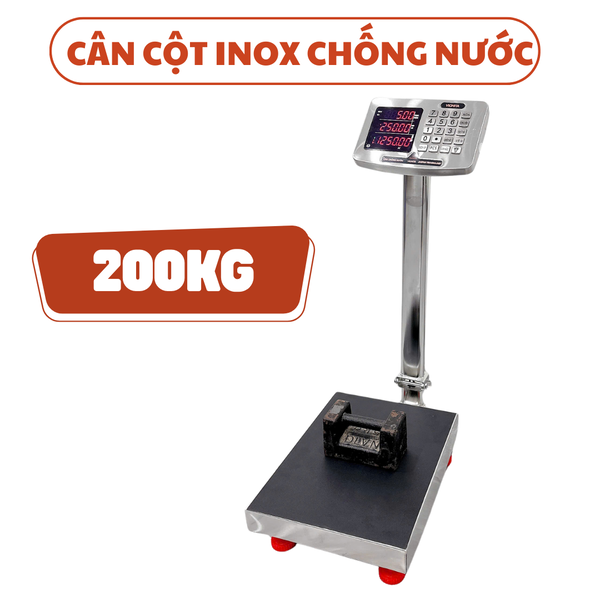 Cân Cột Cao INOX Chống Nước 200KG VICHITA Z1000