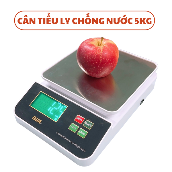 Cân Tiểu Ly Chống Nước QUA 5kg