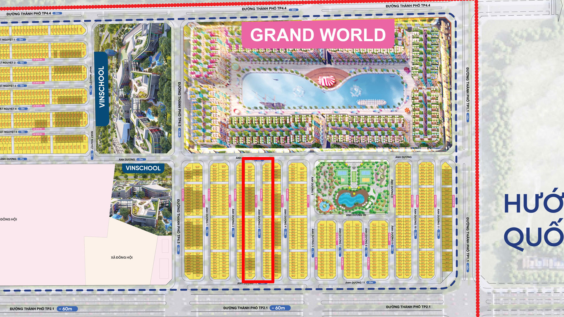 Bán nhà phố Ánh Dương 3, Vinhomes Cổ Loa (AD3), Vinhomes Global Gate giá tốt nhất