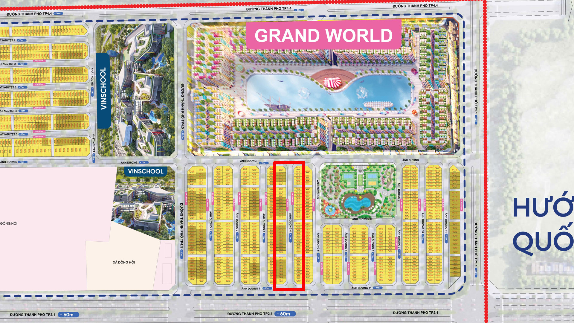 Bán nhà phố Ánh Dương 4, Vinhomes Cổ Loa (AD4), Vinhomes Global Gate giá tốt nhất