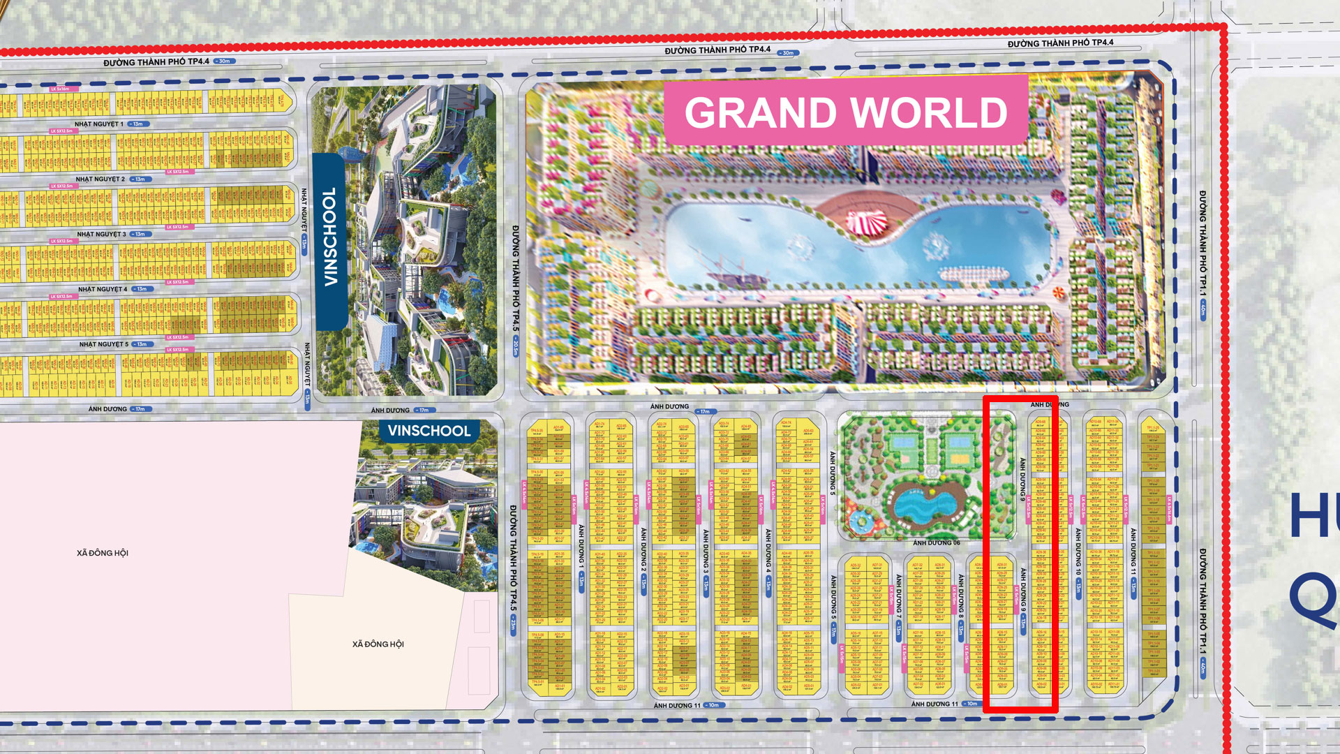 Bán nhà phố Ánh Dương 9, Vinhomes Cổ Loa (AD9), Vinhomes Global Gate giá tốt nhất
