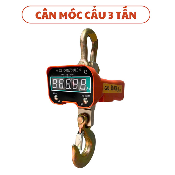 Cân Treo Điện Tử Móc Cẩu 3 Tấn OCS – A