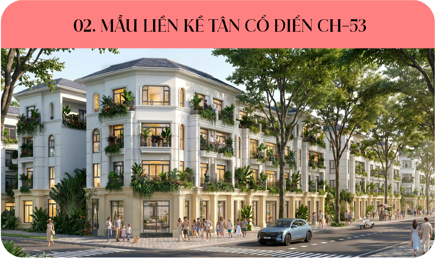 Mẫu Liền Kề Tân Cổ Điển CH-53