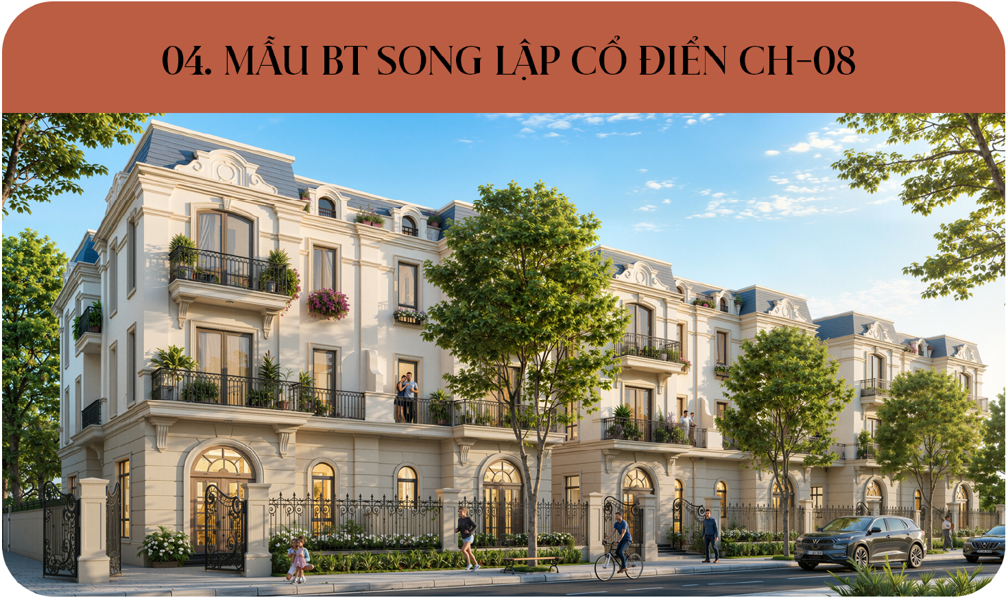 Mẫu Liền Kề Hiện Đại Xanh CH-52