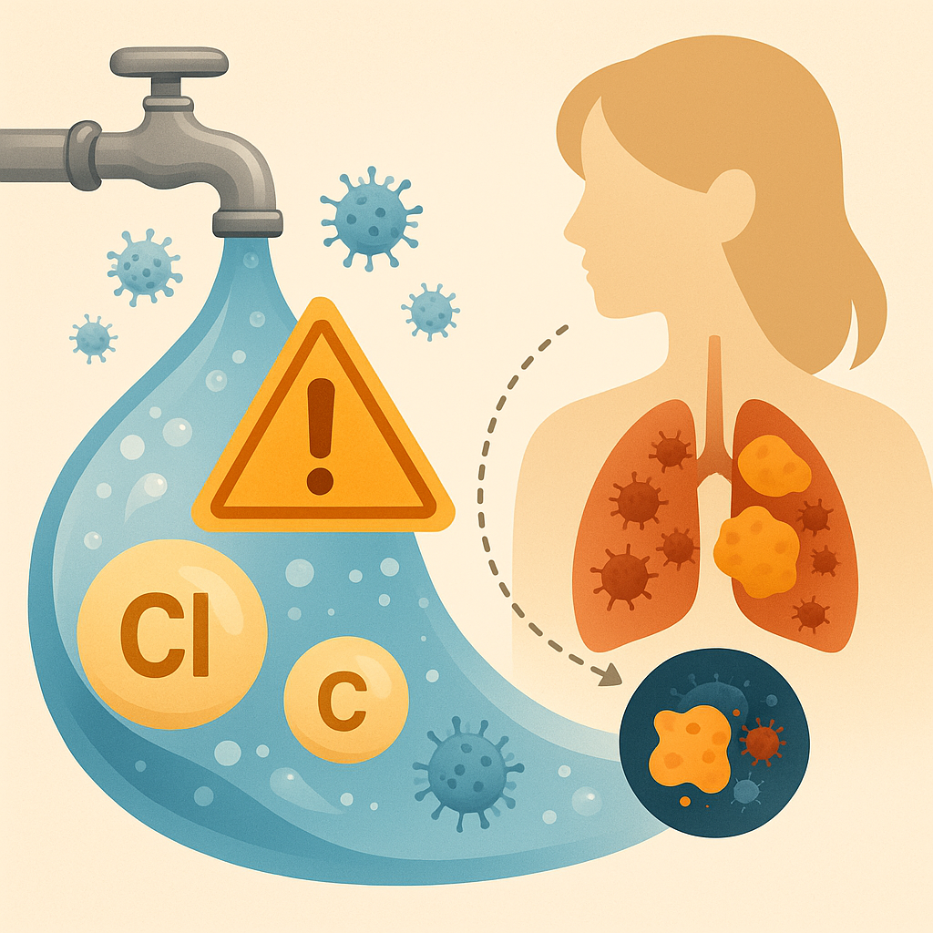Clo dư kết hợp chất hữu cơ tạo ra THMs