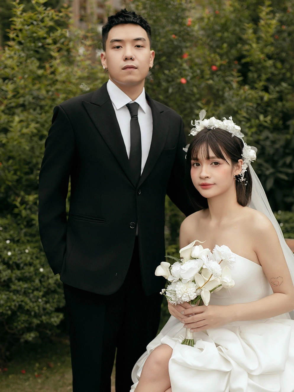 Hazel - váy dạ hội mặt sau