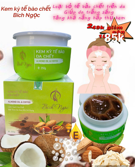 Tẩy Tế Bào Chết Cafe Và Hạnh Nhân (Hộp 250g)