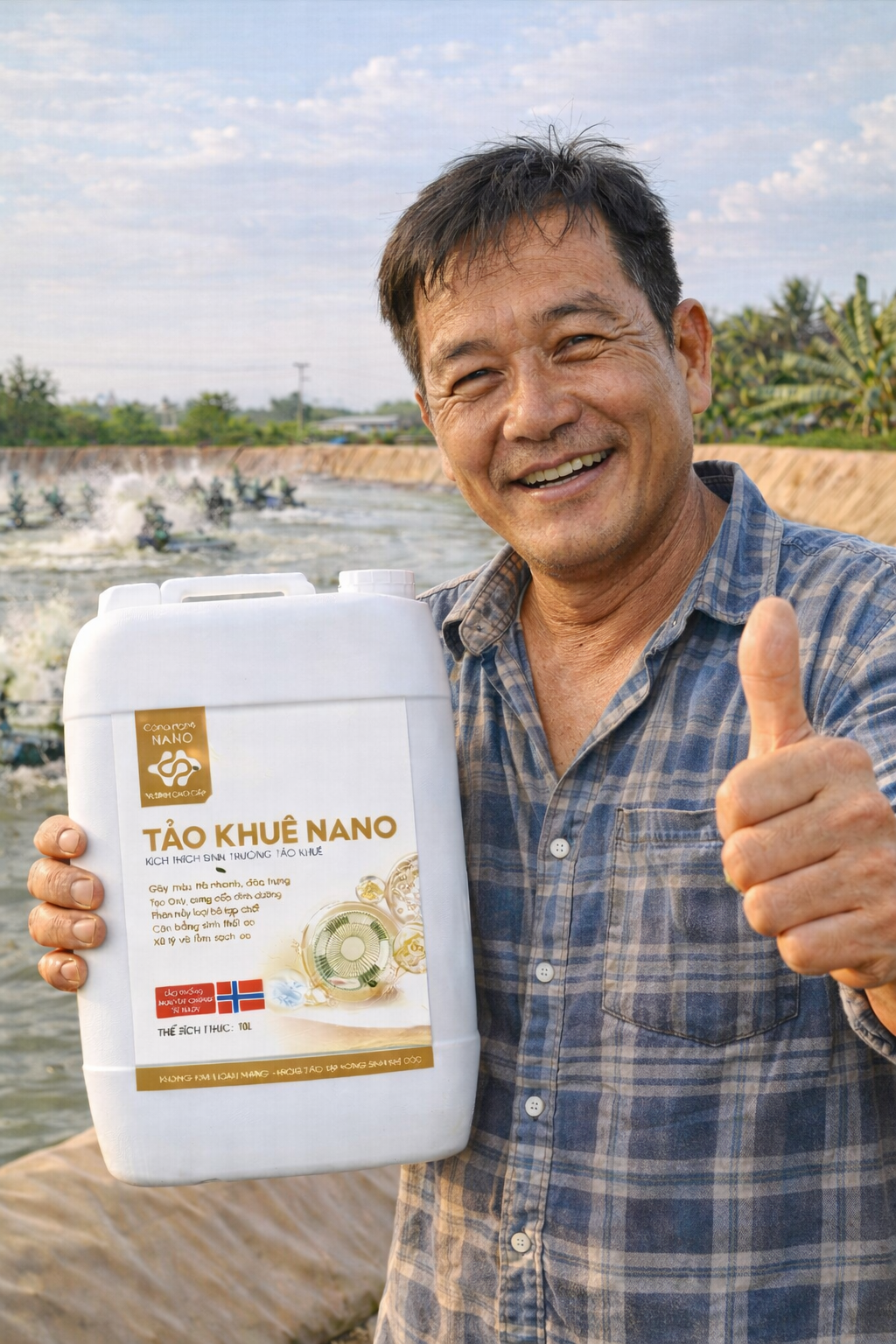 Khách hàng dùng Tảo Khuê Nano