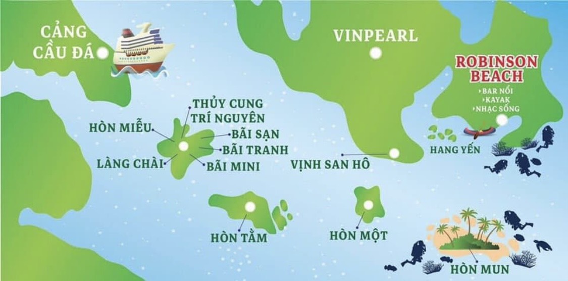 Nha Trang Bay Map Tourism