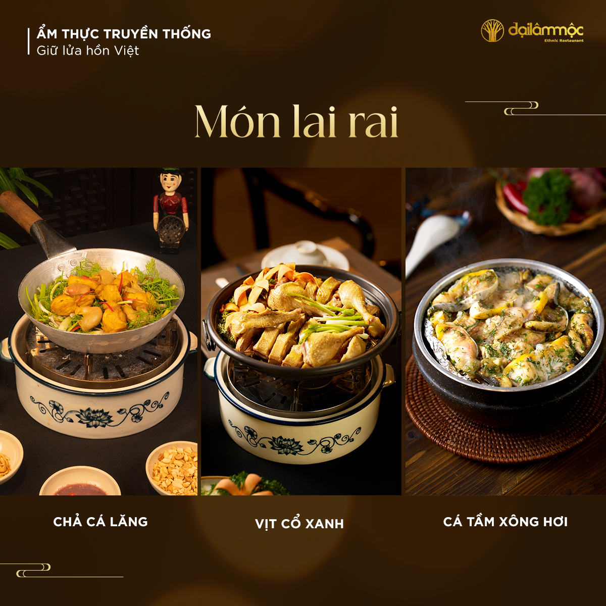 Món Lai Rai Bàn Tiệc