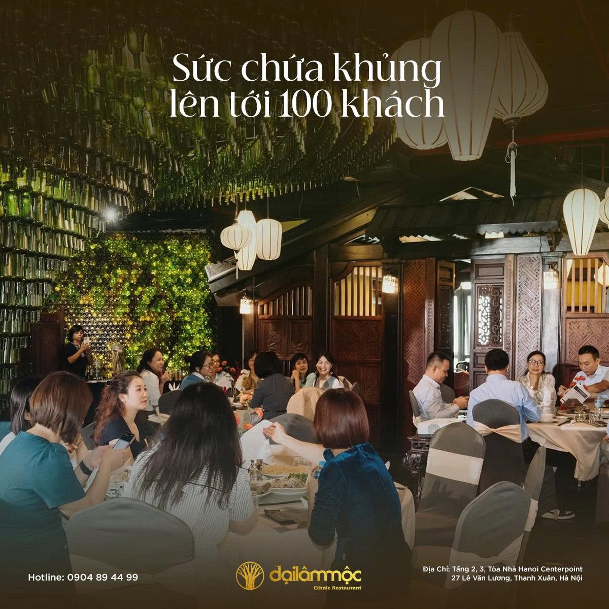 Sức chứa khủng lên tới 100 khách
