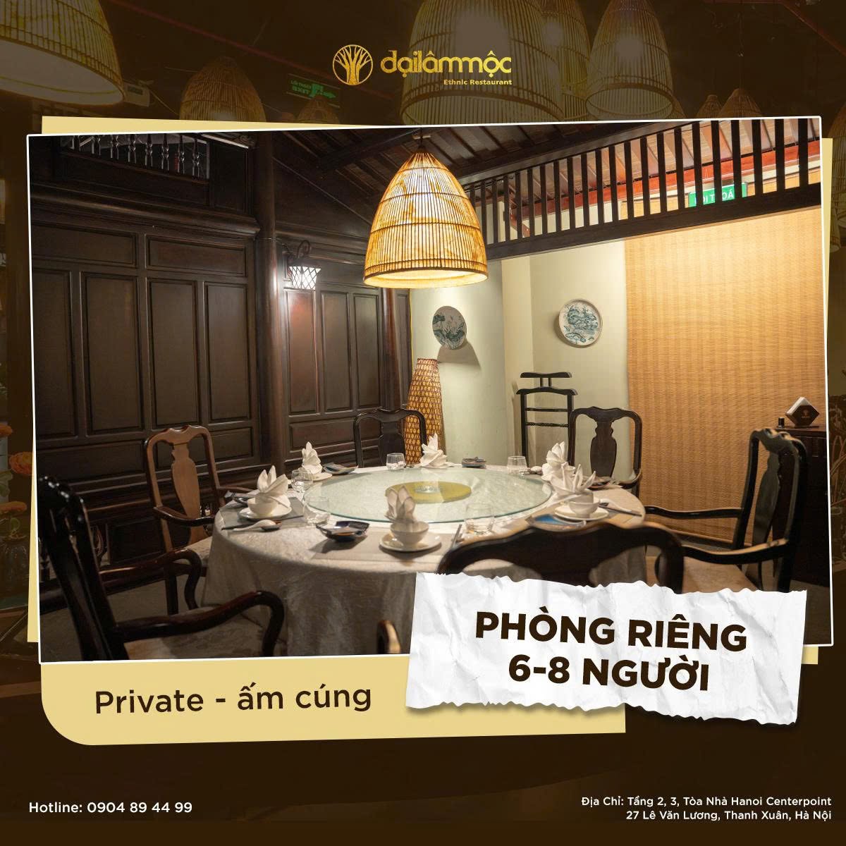 Phòng Riêng VIP 6 - 8 Người