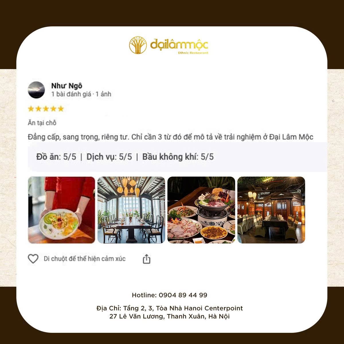 Đánh giá khách hàng Đại Lâm Mộc
