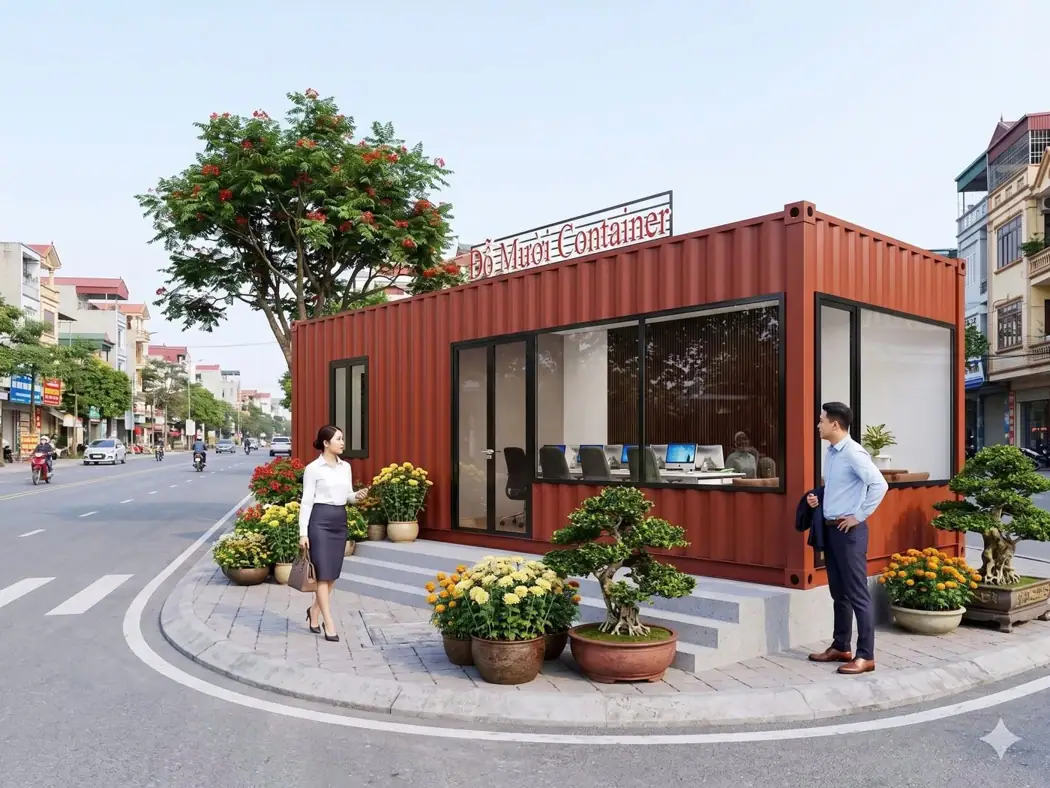 Mẫu thiết kế nhà container Đỗ Mười 1