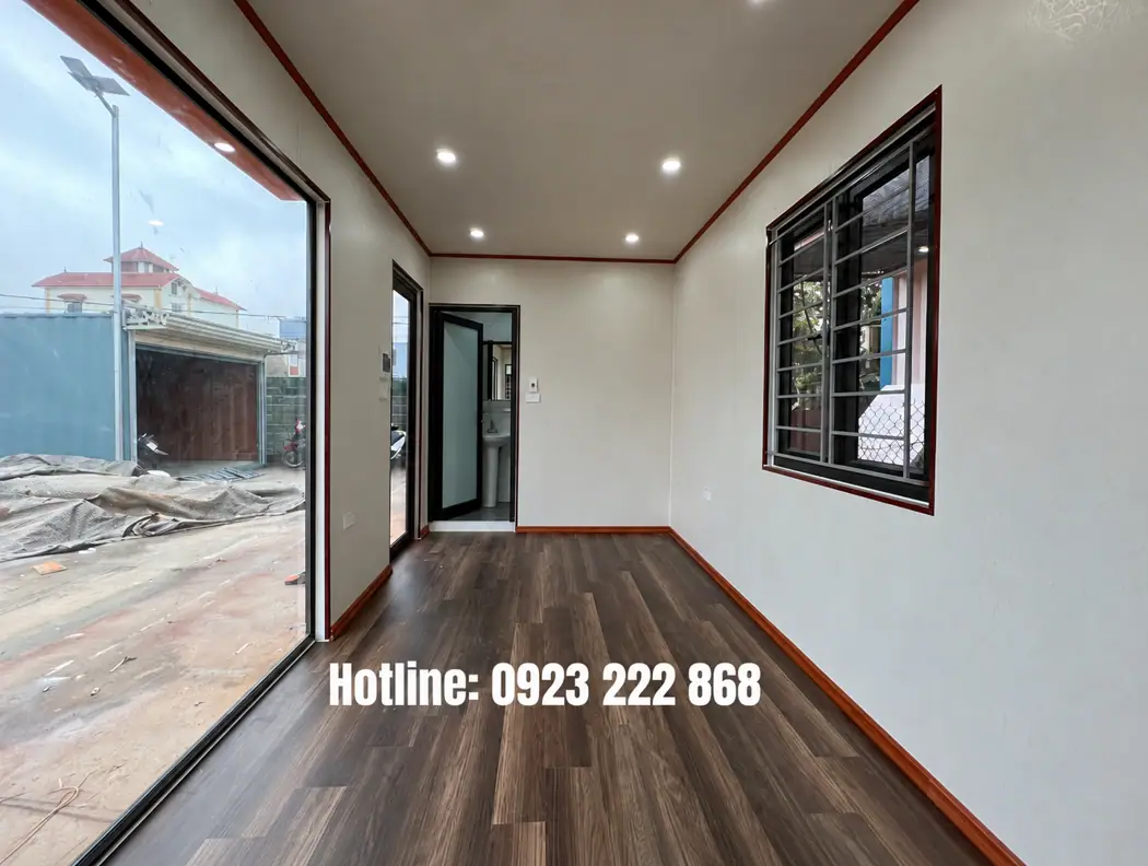 Ảnh thực tế nội thất container homestay