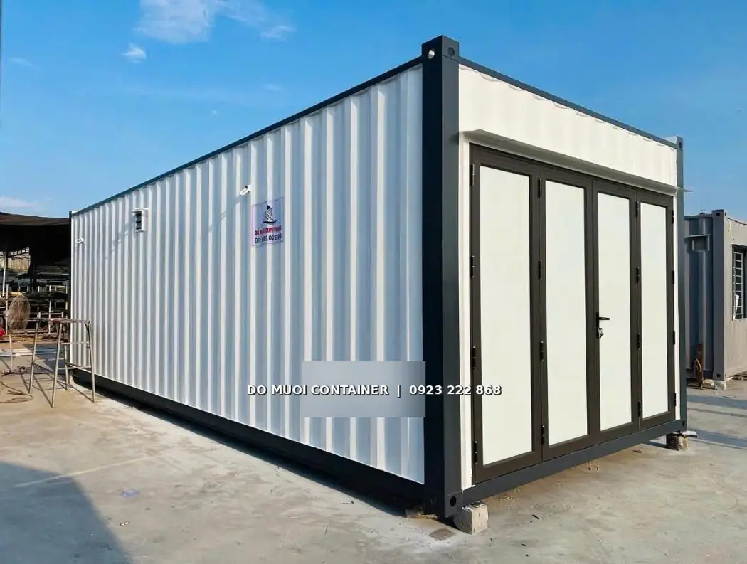 Ảnh minh họa Nhà container 1 phòng khách, 1 phòng ngủ