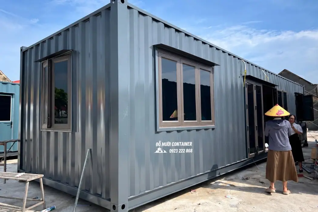 Ảnh thực tế Nhà container văn phòng công trình