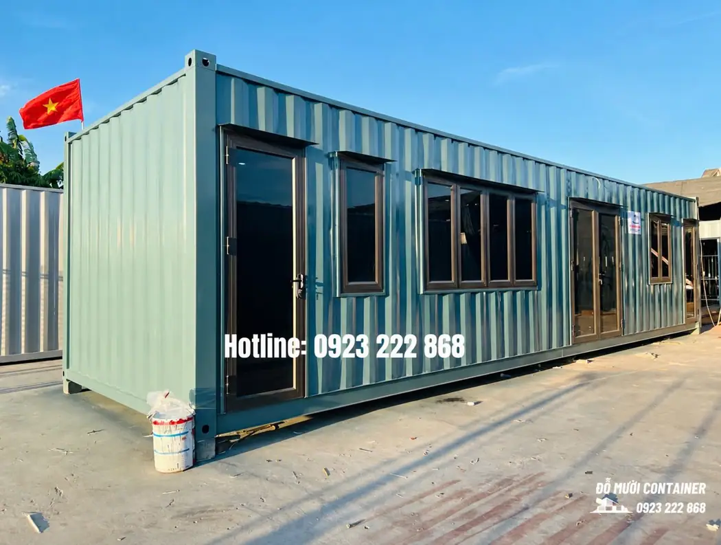 Ảnh thực tế nhà container 1 khách 2 ngủ