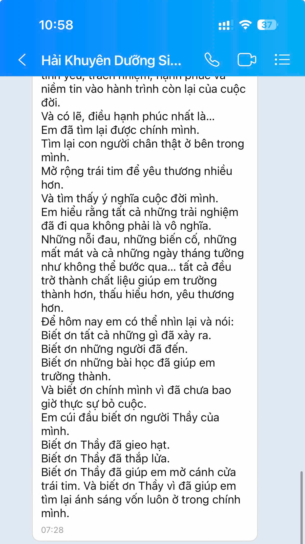 Feedback học viên 8