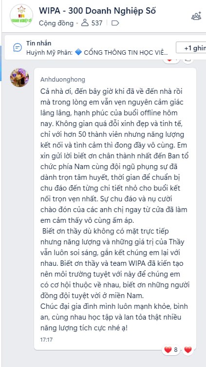 Feedback học viên 9