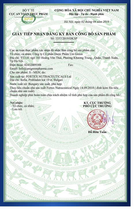 Giấy DKSP - Bộ Y Tế 2