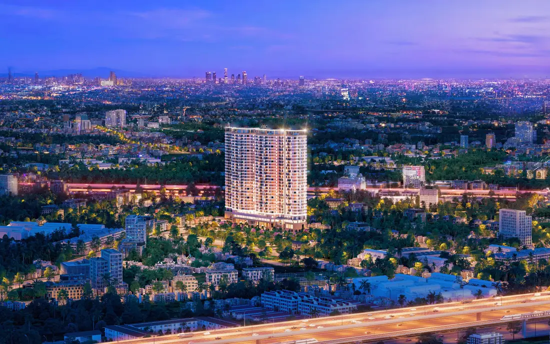 Toàn cảnh A&K Tower giữa lòng đô thị
