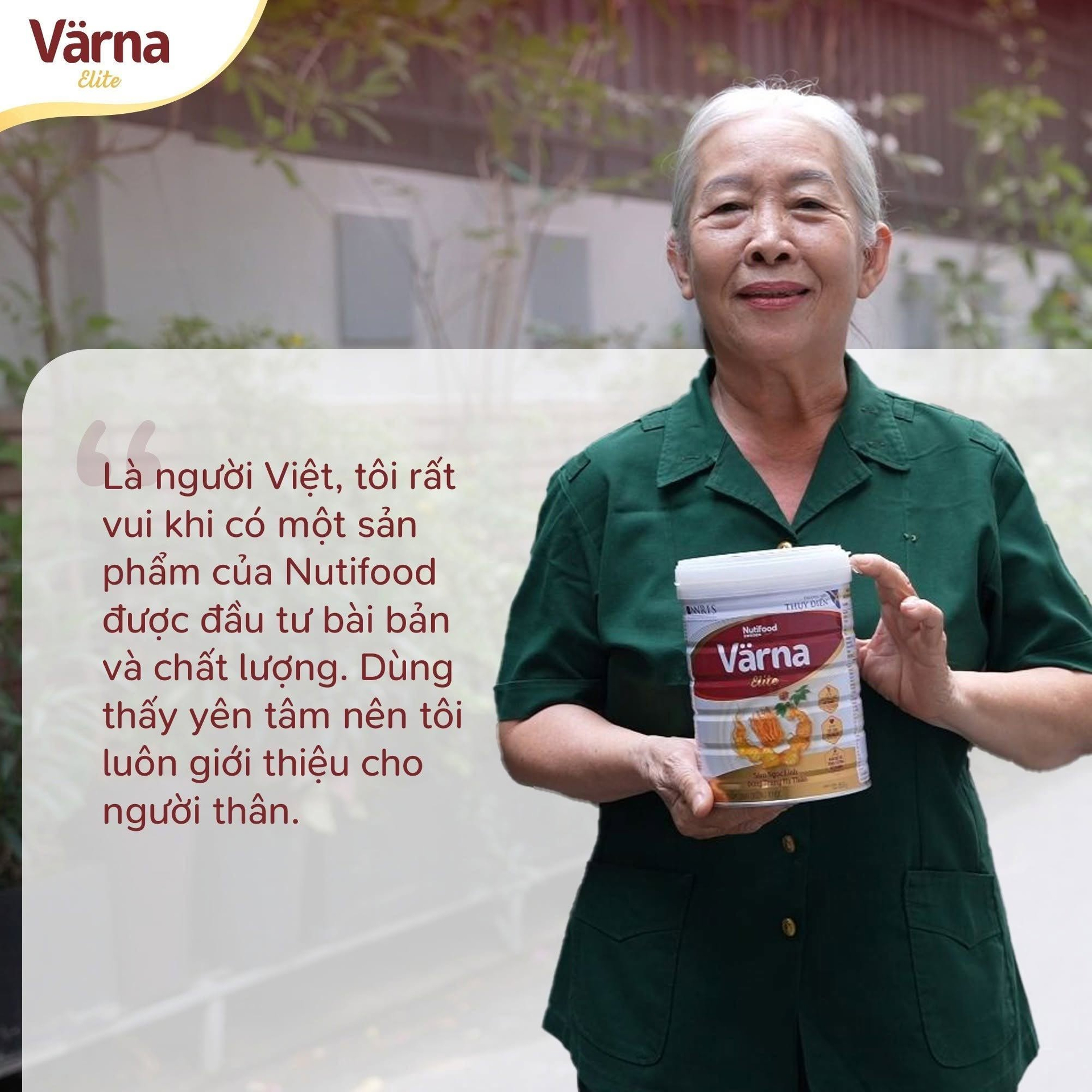 Khách hàng dùng Värna Elite