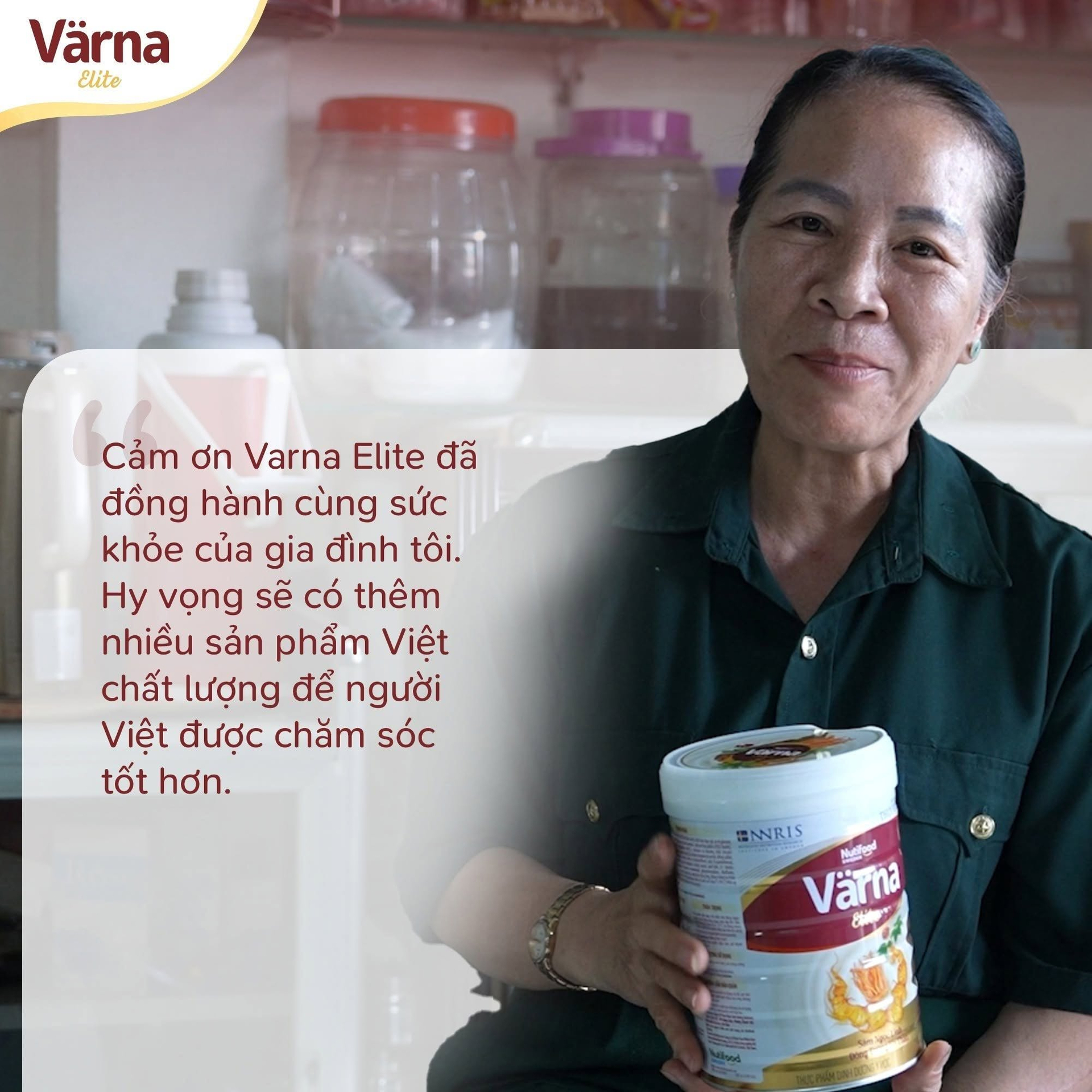 Khách hàng dùng Värna Elite