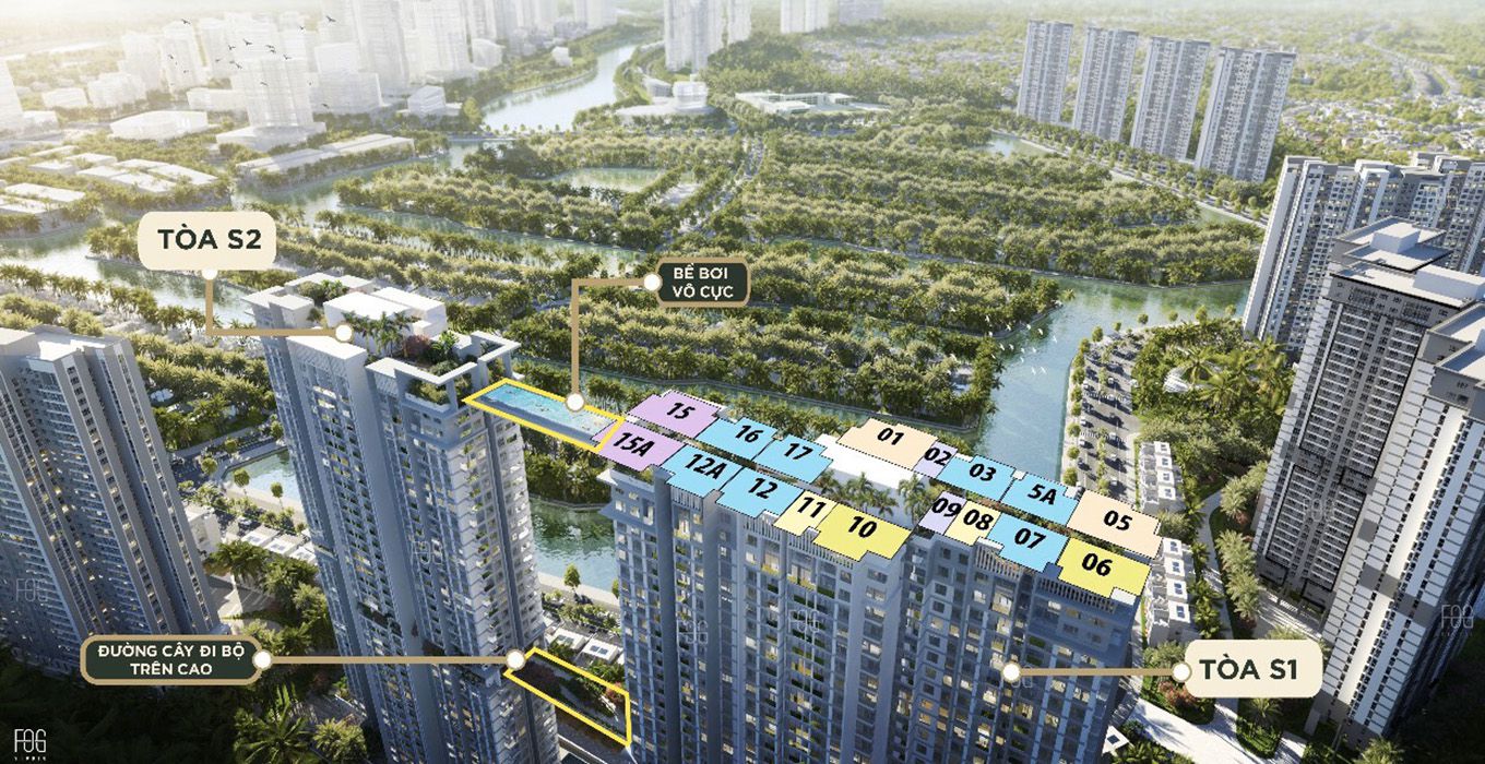 tháp đôi sky oasis