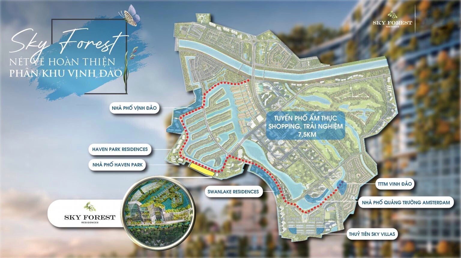 VỊ TRÍ DỰ ÁN SKY FOREST