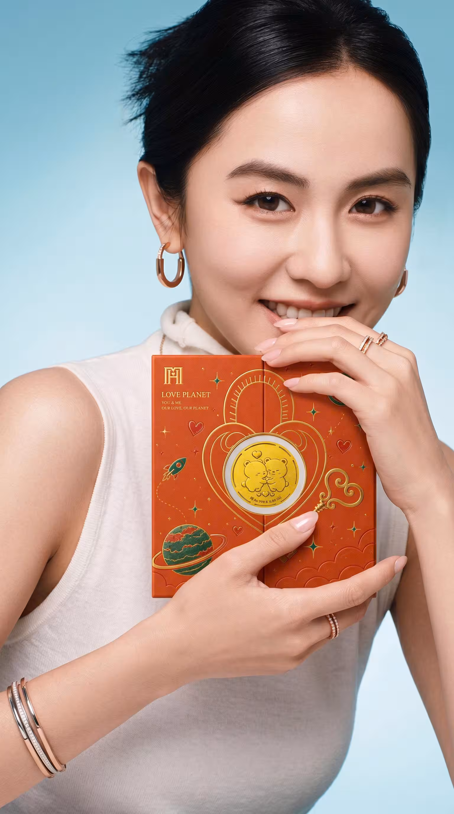 Vàng Đầy Tháng - Mẫu 2