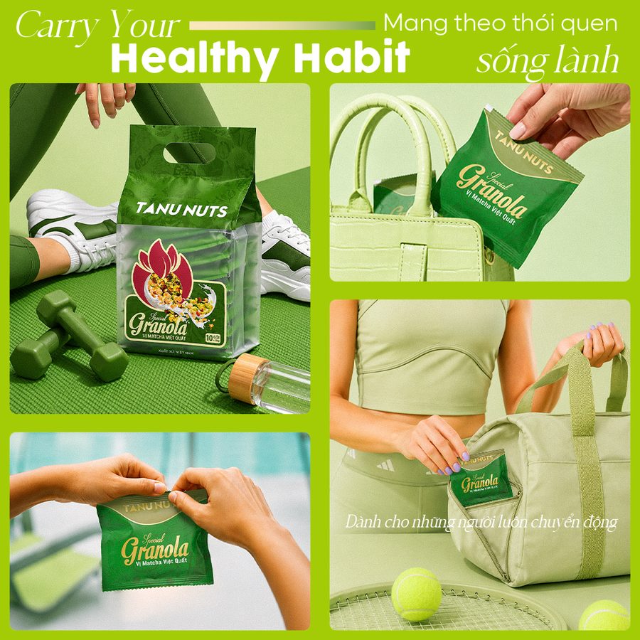 Mang theo thói quen sống lành