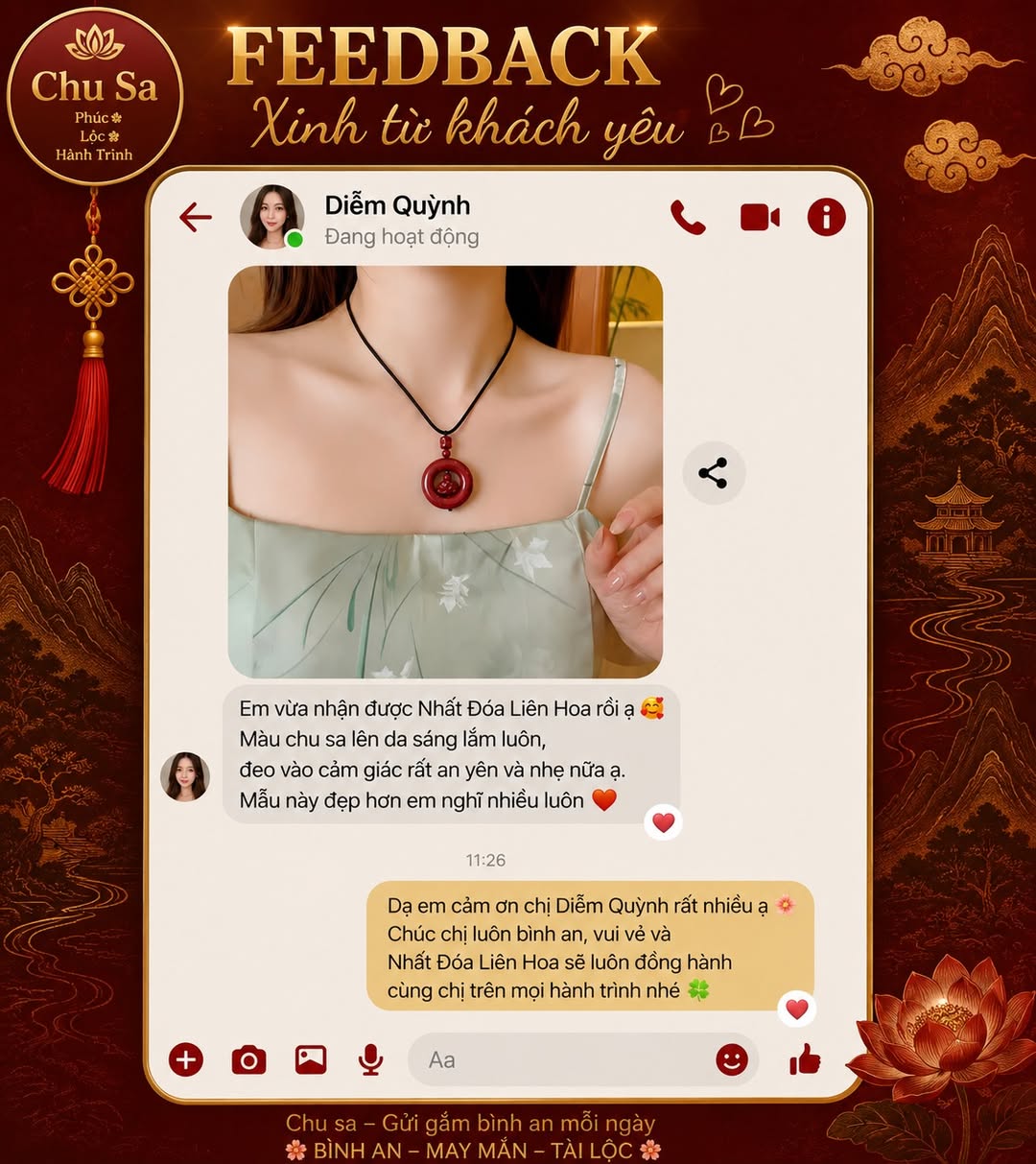 Phản hồi sau khi nhận Nhất Đóa Liên Hoa