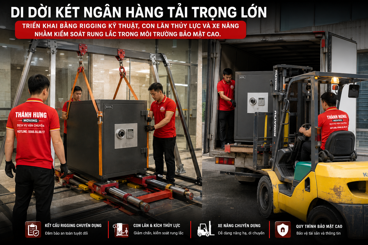 Di dời két ngân hàng