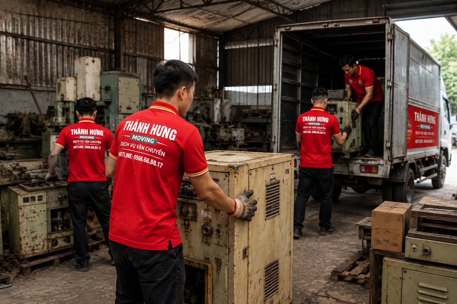 Dịch vụ chuyển kho xưởng Thành Hưng Moving