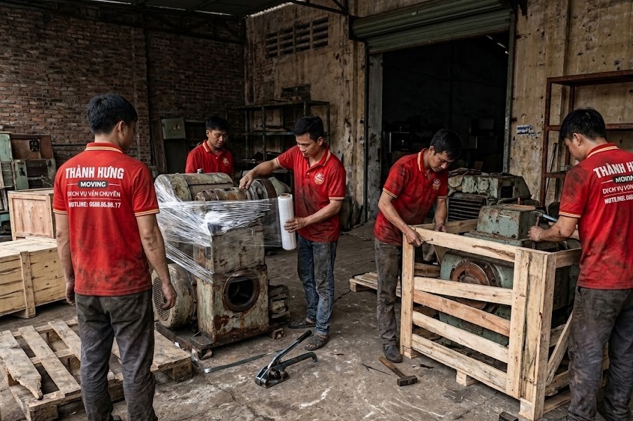 Đóng kiện máy móc