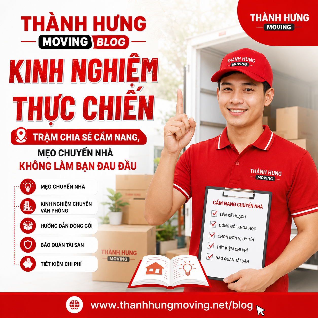 Cẩm nang kinh nghiệm chuyển nhà Thành Hưng Moving