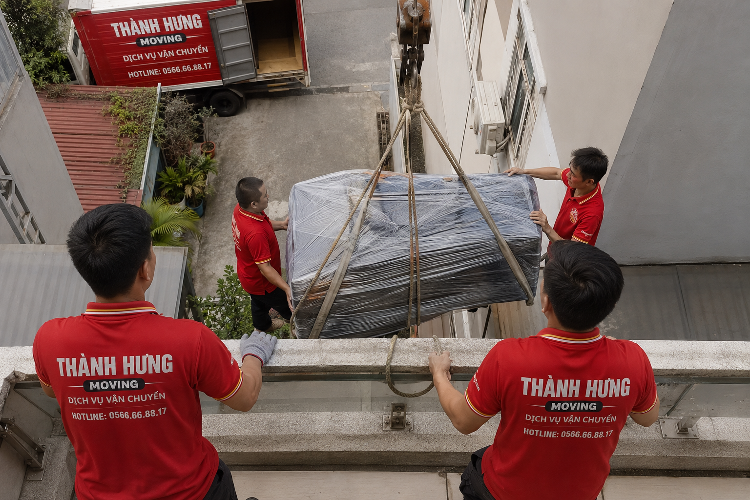 Cẩu Piano Ban Công