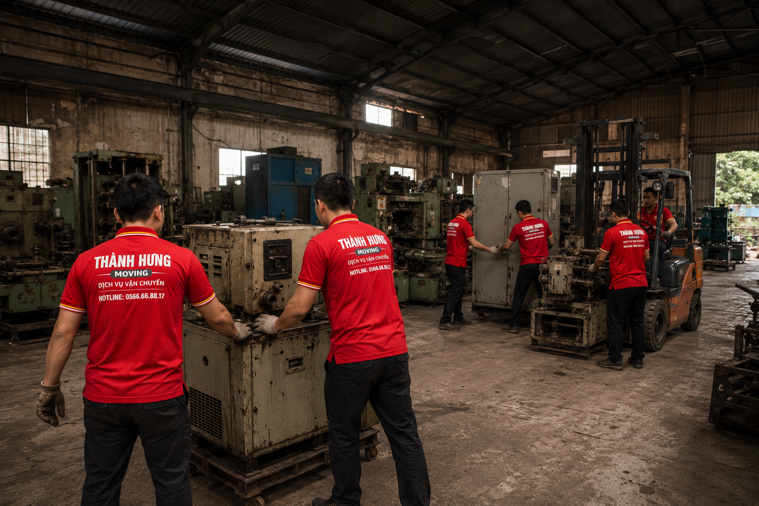 Thiết bị vận chuyển kho xưởng Thành Hưng Moving
