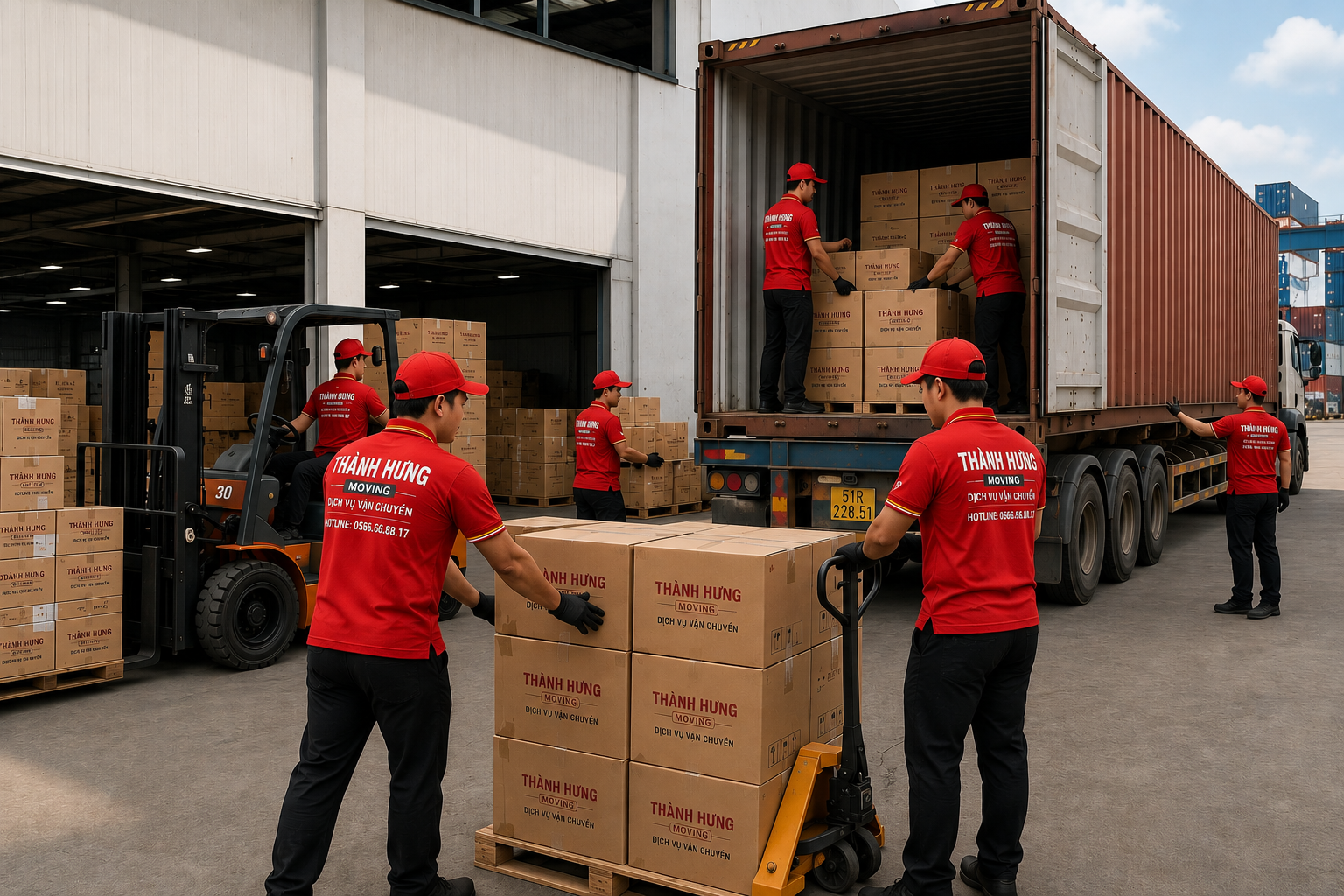 Đóng rút container