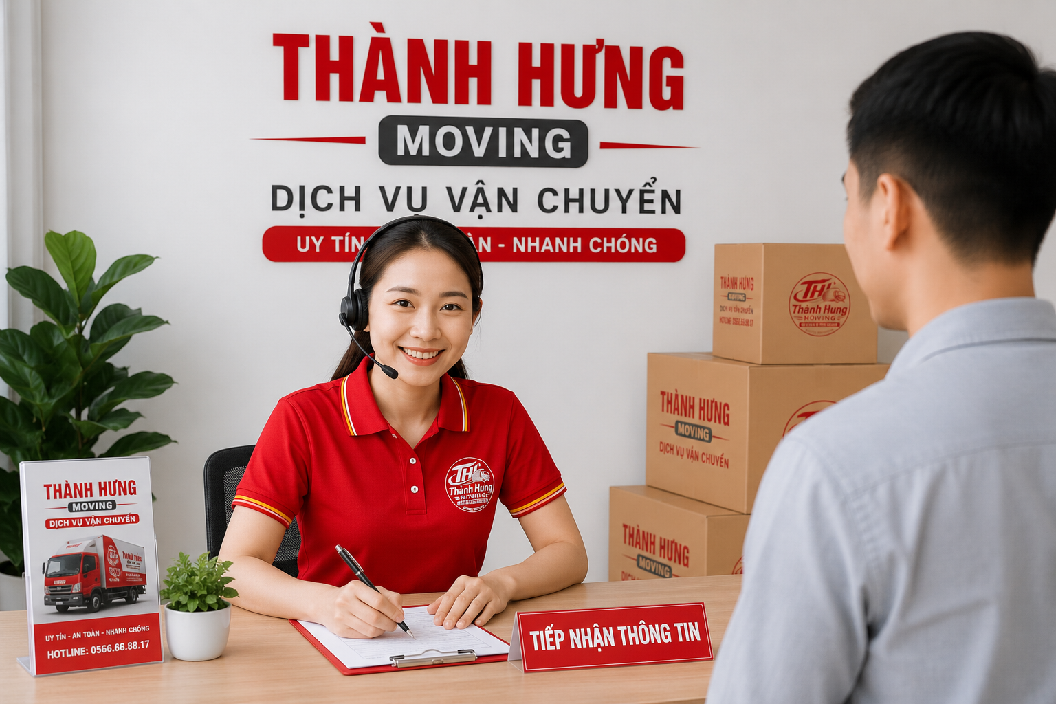 Tiếp nhận thông tin khách hàng