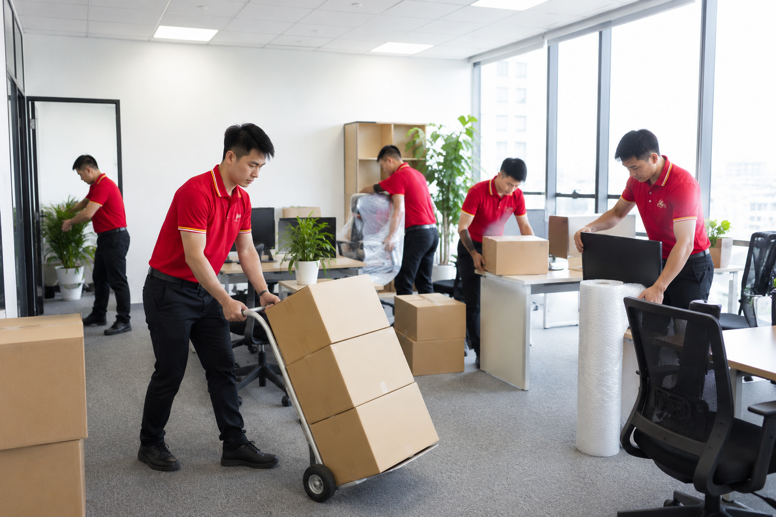 Quy trình chuyển văn phòng chuyên nghiệp