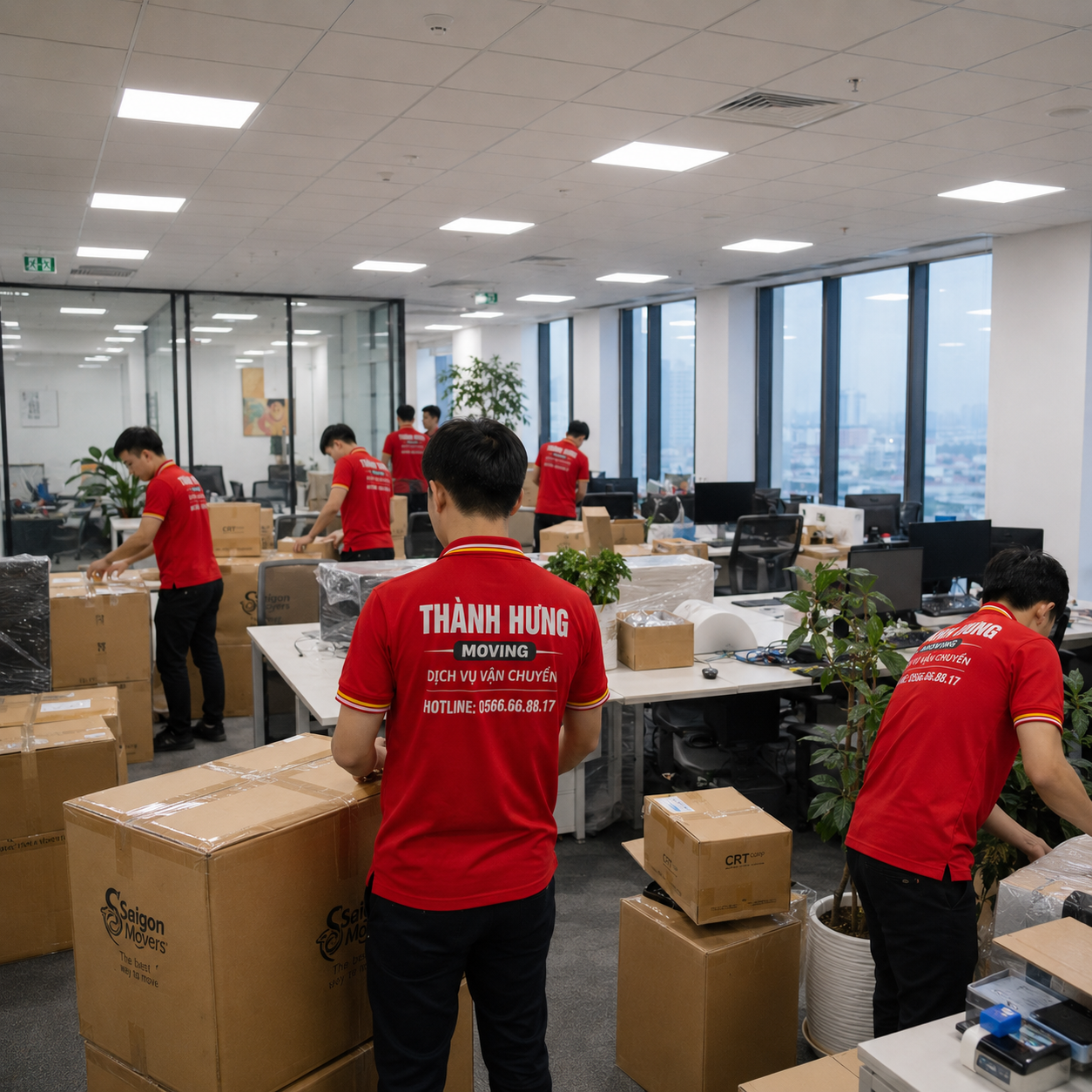 chuyển văn phòng đêm thành hưng moving