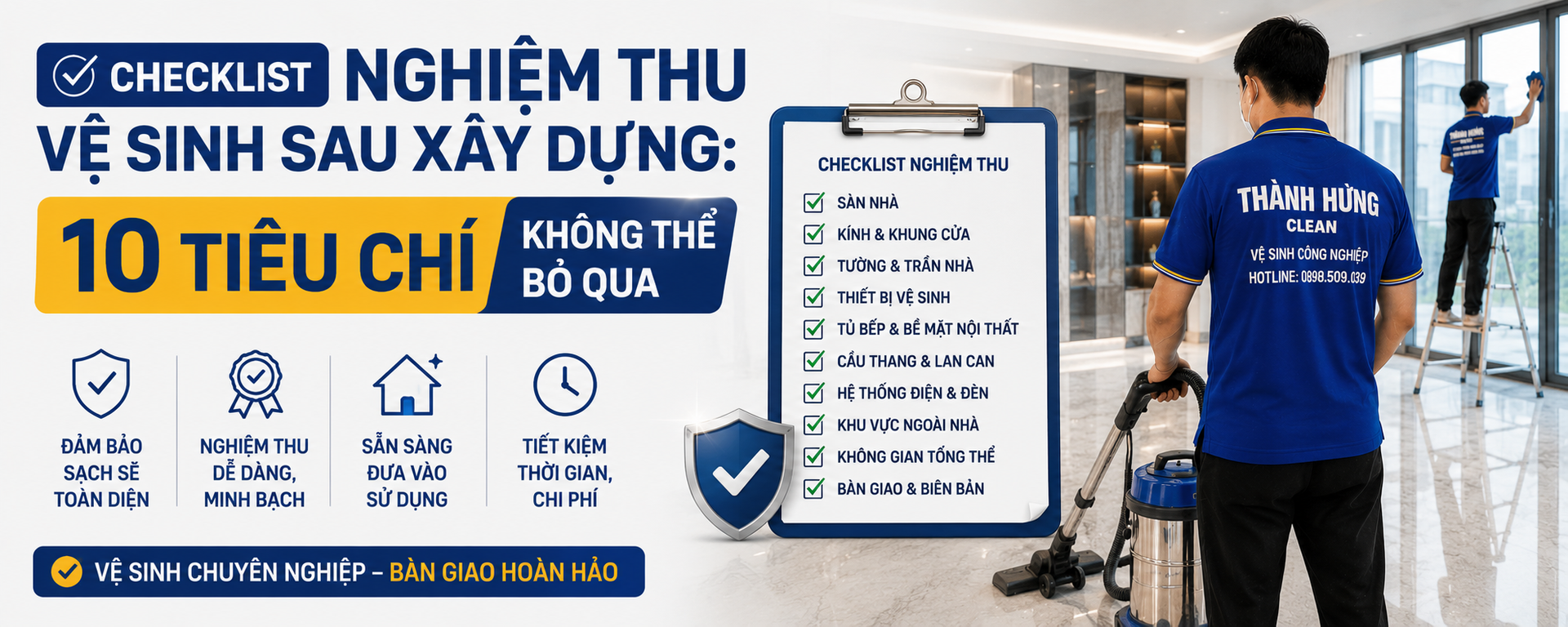 Checklist nghiệm thu