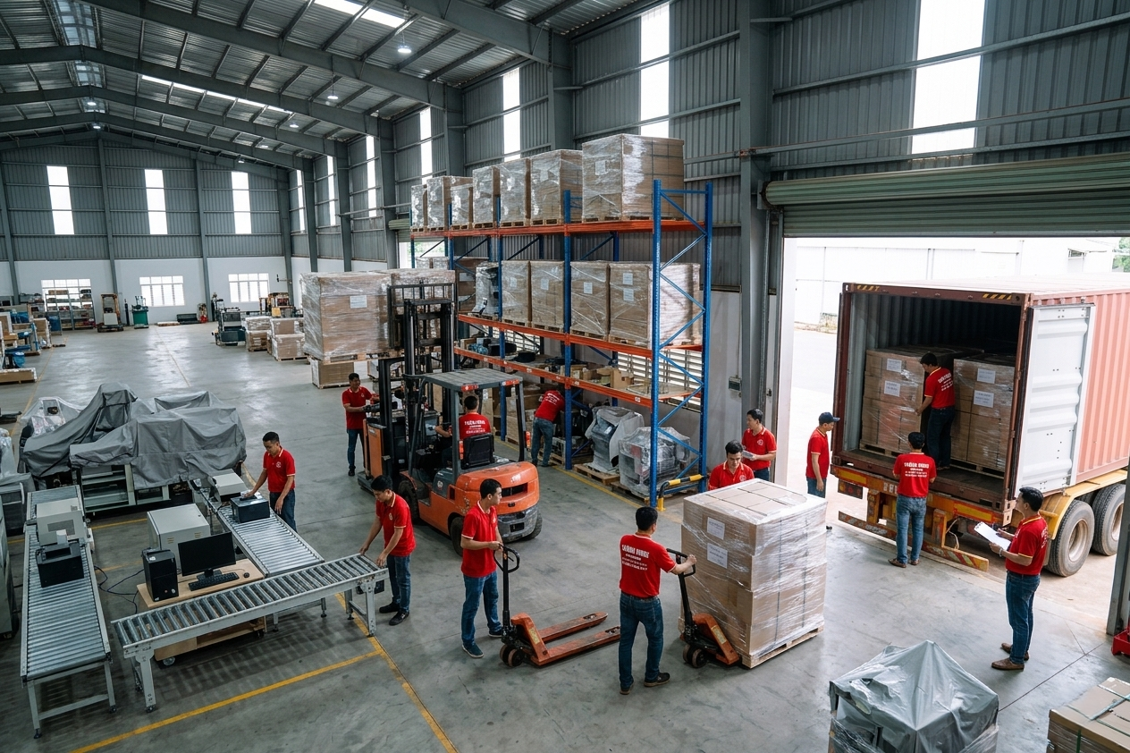 dịch vụ chuyển kho xưởng tại bình dương