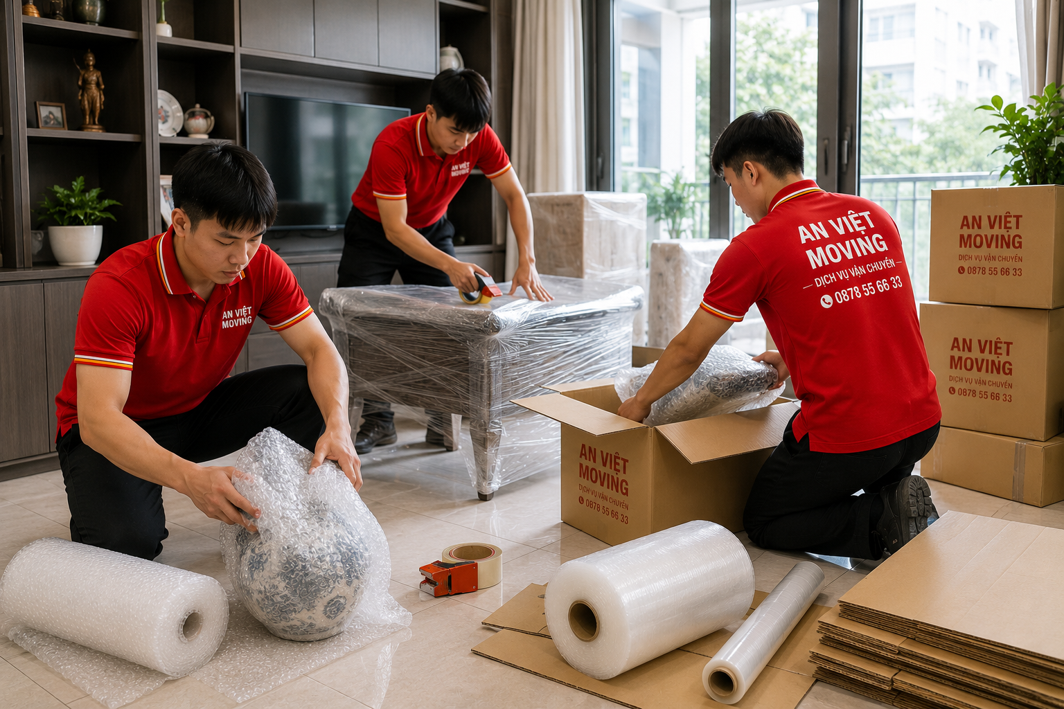 Dịch vụ đóng gói đồ đạc chuyên nghiệp