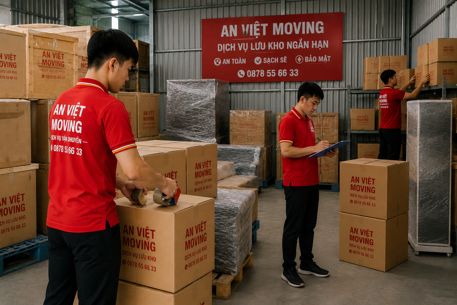 Dịch vụ lưu kho ngắn hạn đồ đạc