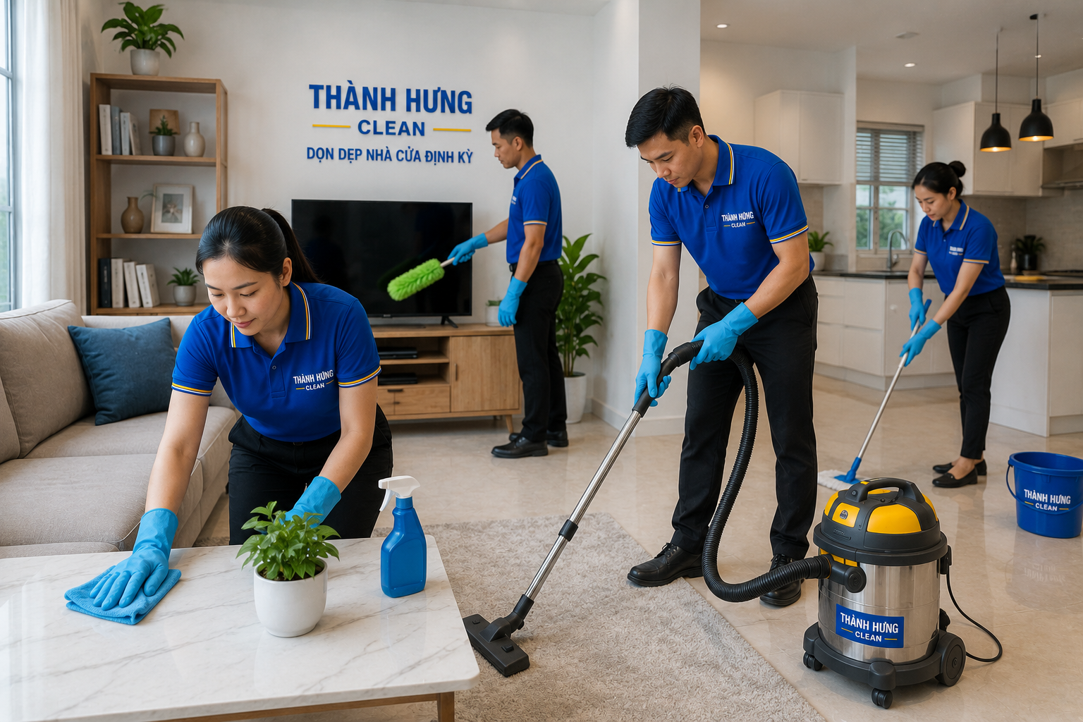 Dọn dẹp nhà cửa định kỳ