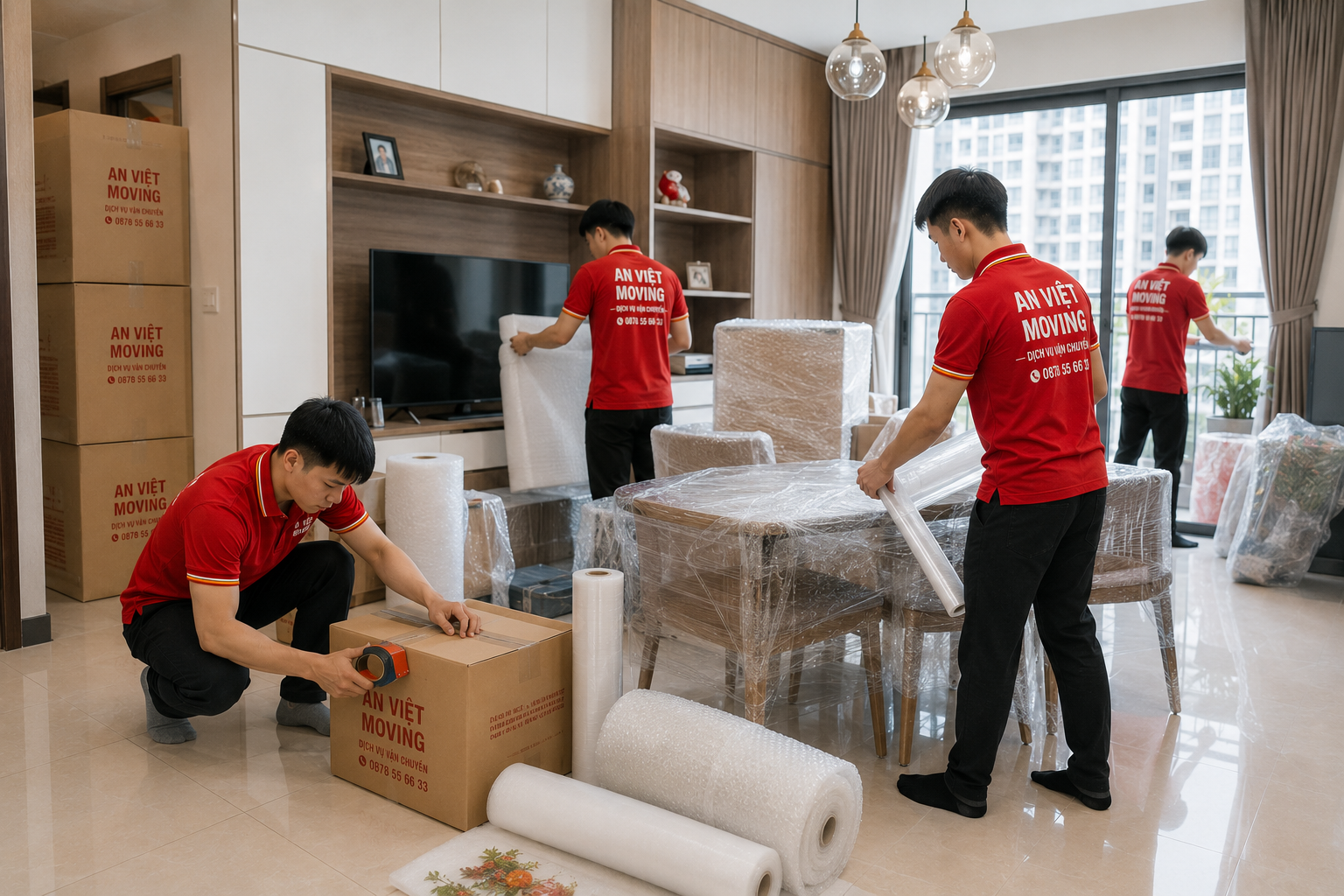 Đóng gói căn hộ Vinhomes Quận 9